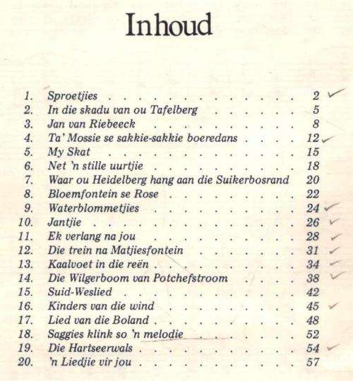 FAK Lekkersingliedjies