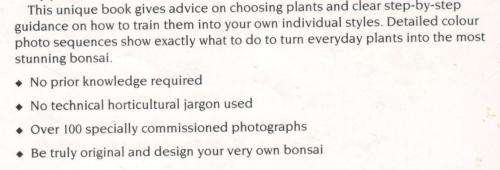 Create Your Own Bonsai With Everyday Garden Plants  -    Peter Chan