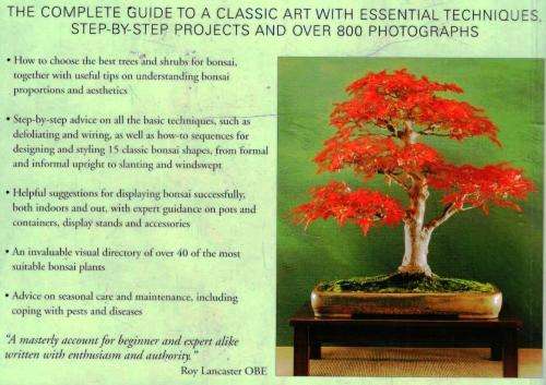 Growing Bonsai  -  A Practical Encyclopedia  -  Ken Norman