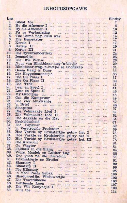 Lentedae  --  Skoolleesboekies  -  Standerd lll