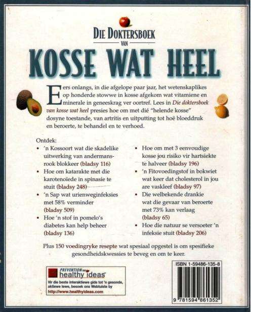 Die Doktersboek van Kosse wat Heel  --