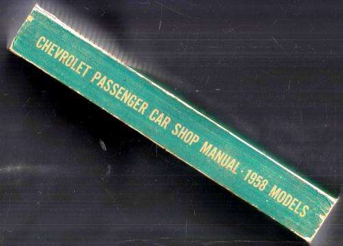 1958 Chevrolet Passenger Car Shop Manual