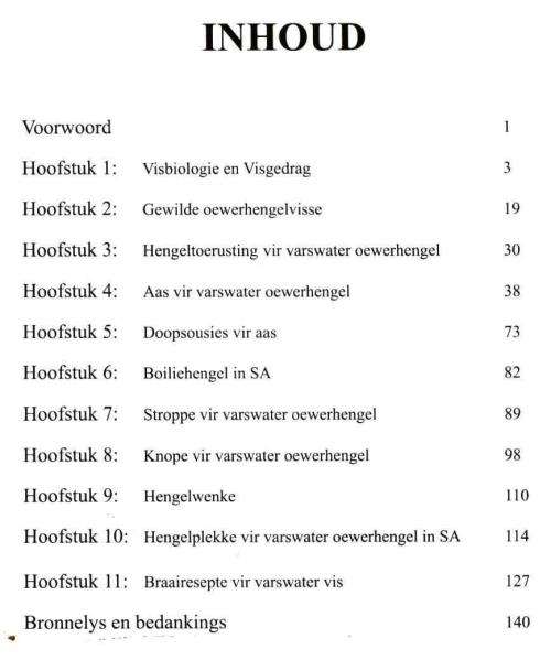 Aasresepte Handboek vir Varswater Oewerhengel -- Martin Coetzee