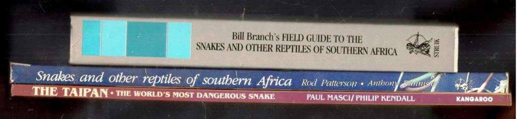 3 Books on Snakes of Southern Africa 1