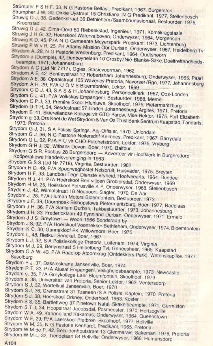 The Super-Afrikaners  --  Inside the Afrikaner Broeder Bond -- Ivor Wilkens and Hans Strydom