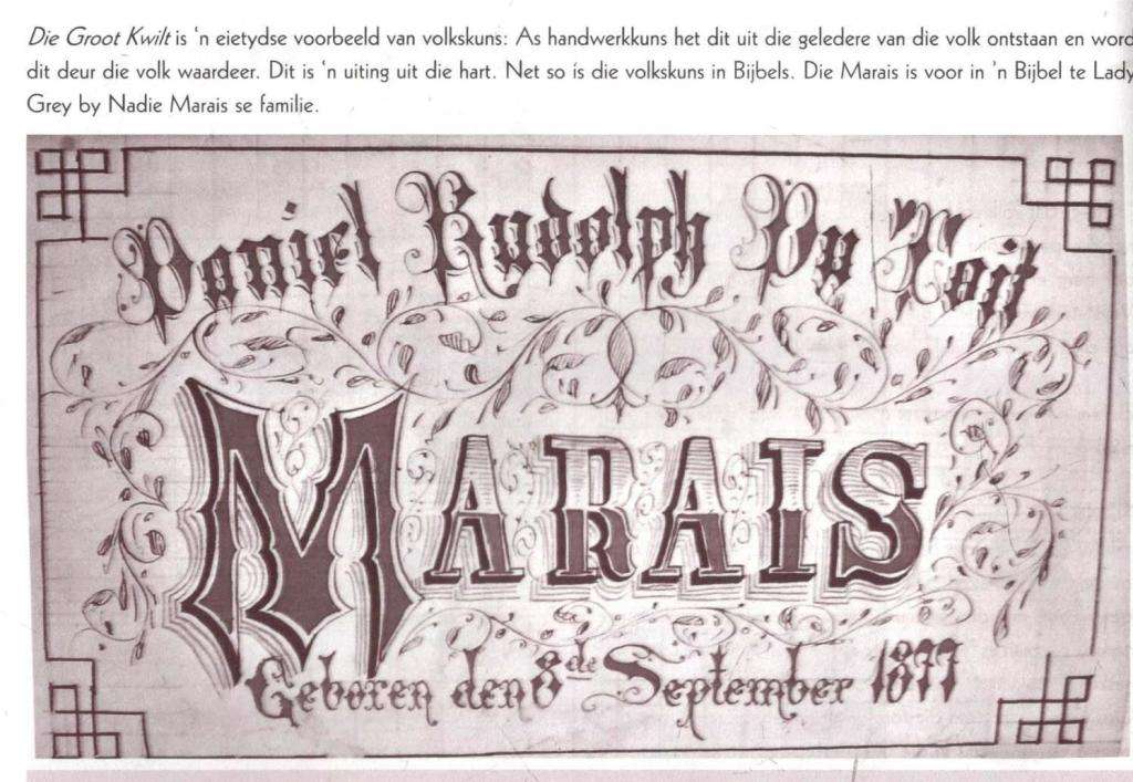 Die Groot Kwilt  --  Nico Moolman