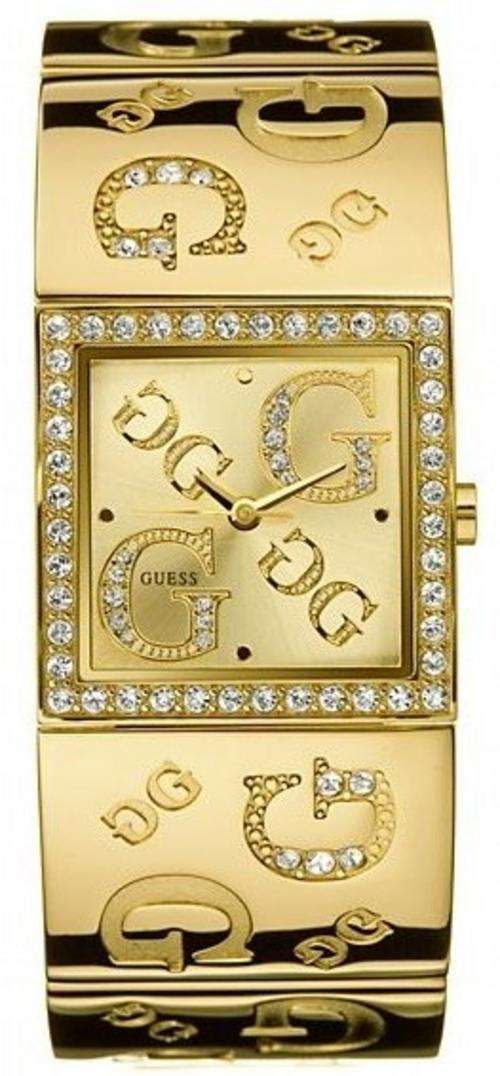 GUESS G Logo Crystal Accented Ladies Watch