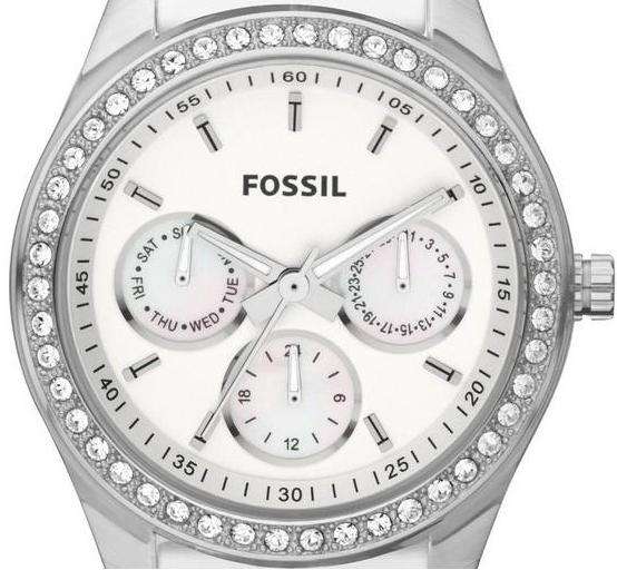 FOSSIL Stella Crystal Accented Chronograph Ladies Watch