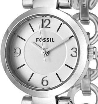 FOSSIL Stainless Steel Chain Link Ladies Bracelet Watch