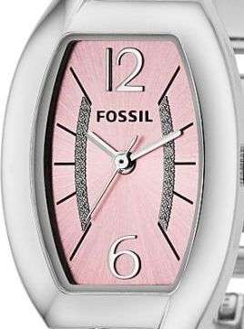 FOSSIL Petite Pink Dial Ladies Dress Watch