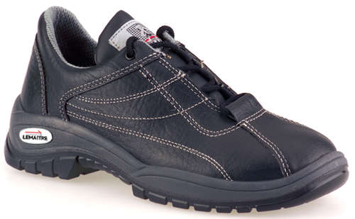 LEMAITRE Cyclone Black Steel Toe Cap Mens Safety Shoes