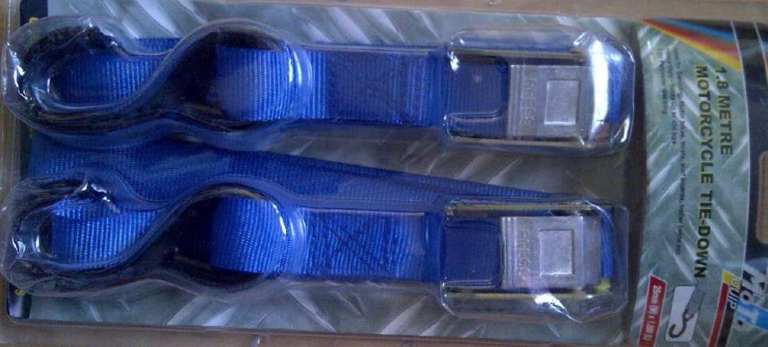 MOTOQUIP 1.8m Multifunction Tie-Down - Heavy Duty (Set of 2)