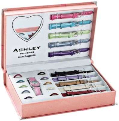 Ashley princess interchangeable watch set outlet