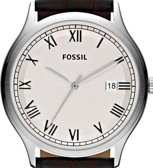 FOSSIL Ansel Brown Leather Mens Watch