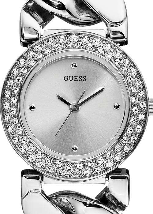 GUESS Petite Crystal Accented Ladies Watch
