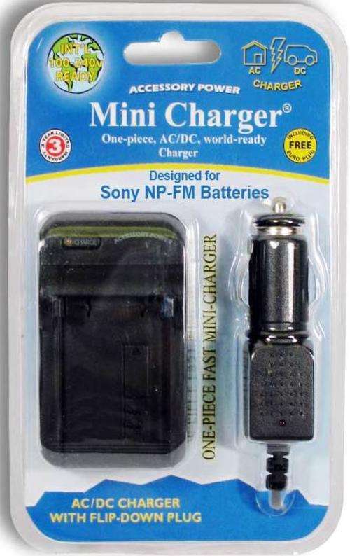 ACCESSORY POWER Digital Camera Battery Charger For Sony NP-FM