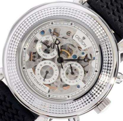 CROTON Imperial Collection Skeleton Automatic Mens Watch