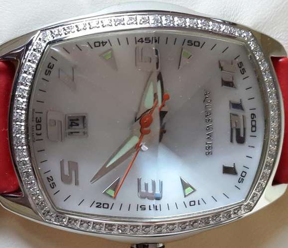 AQUASWISS Prism 0.5ct Genuine Diamond Accented Ladies Watch