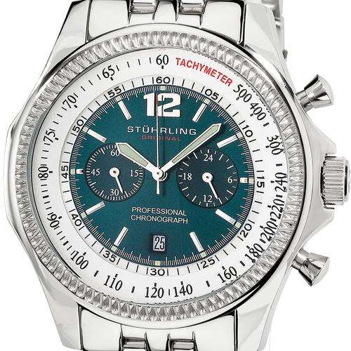 STUHRLING Targa 24 Octane Pro Chronograph Oversized Mens Watch