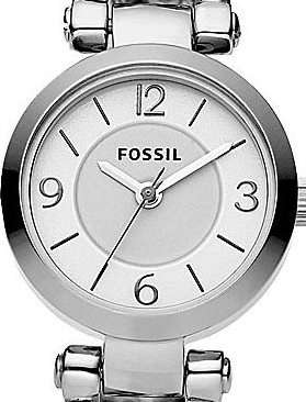 FOSSIL Stainless Steel Chain Link Ladies Watch