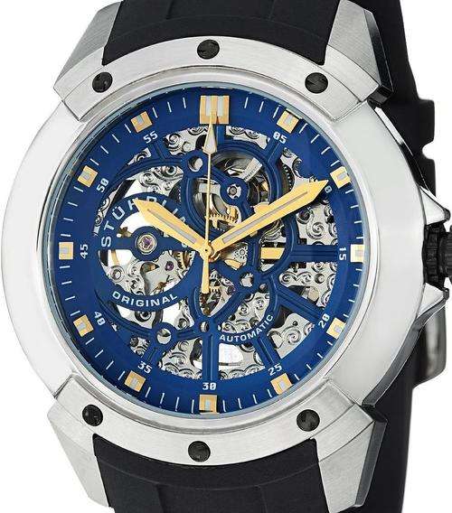 STUHRLING Gen-X Crucible Skeleton Automatic Mens Watch