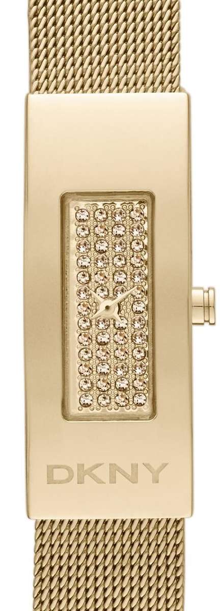 DKNY Astoria Crystal Accented Swiss Quartz Mesh Ladies Watch