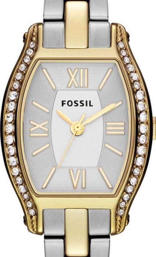 FOSSIL Molly Two Tone Crystal Accented Ladies Watch