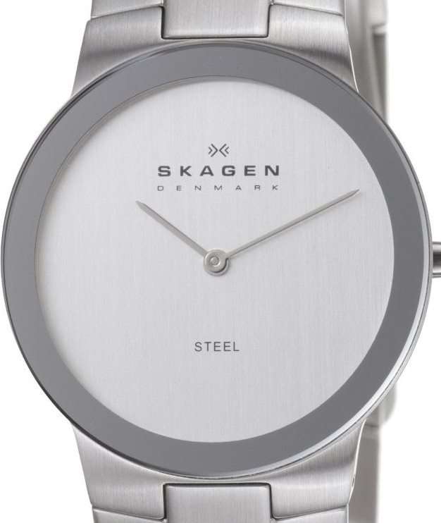 Authentic SKAGEN Denmark Ultra Slim Stainless Steel Mens Watch