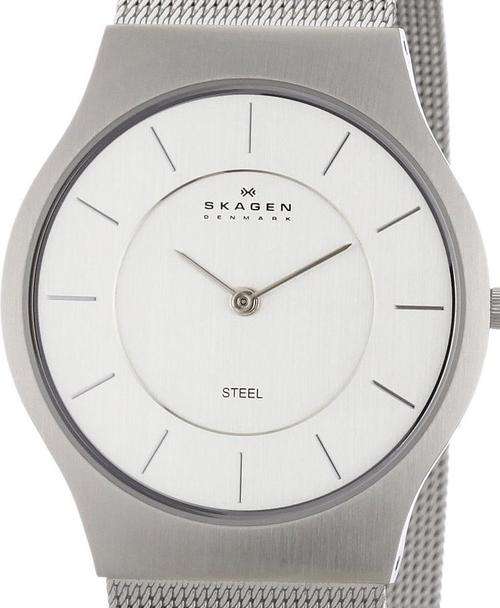Authentic SKAGEN Denmark Ultra Slim Mesh Band Mens Watch
