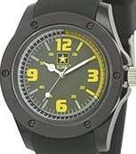 Authentic US ARMY Black Silicone Mens Watch