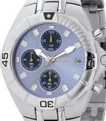 Authentic FOSSIL Blue Speedway Stainless Steel Chronograph Mens Watch