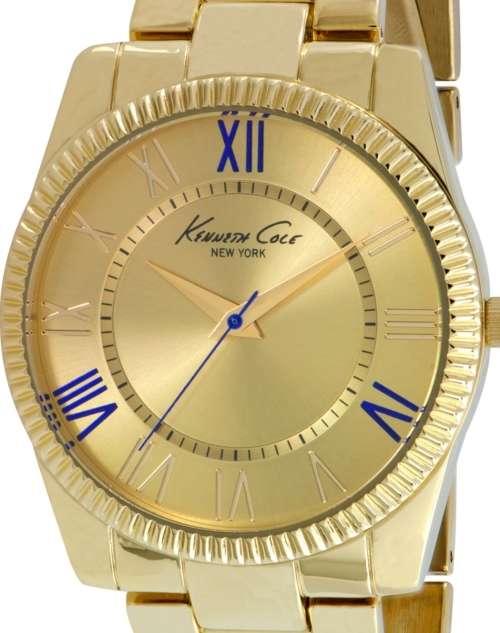 Authentic KENNETH COLE Classic Gold Tone Ladies Watch