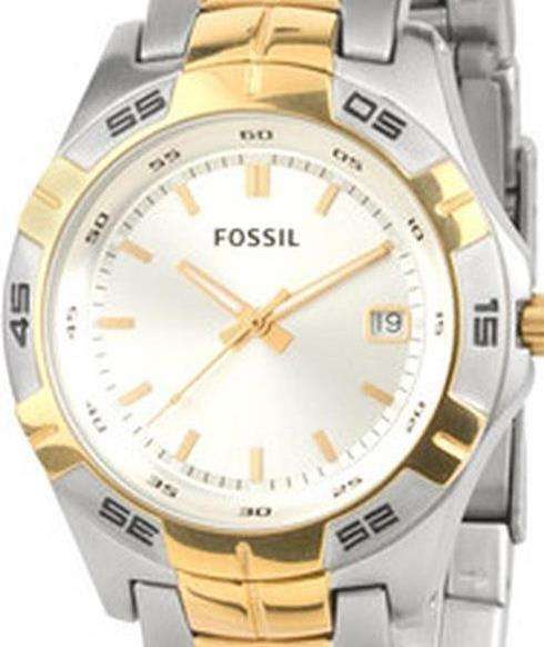 Authentic FOSSIL Two Tone Stainless Steel Mens Watch