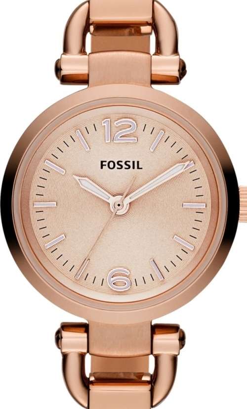 Authentic FOSSIL Georgia Rose Gold Stainless Steel Ladies Watch