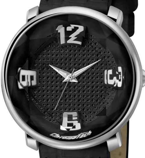 Authentic CHRONOTECH Gala Faceted Dome Glass Ladies Watch