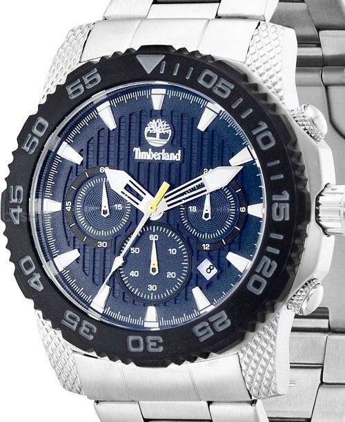 Authentic TIMBERLAND Gailhead Stainless Steel Chronograph Mens Watch