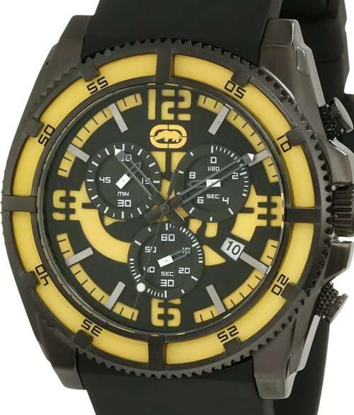 Authentic MARC ECKO (ECKO UNLTD) Rhino Chronograph Mens Watch