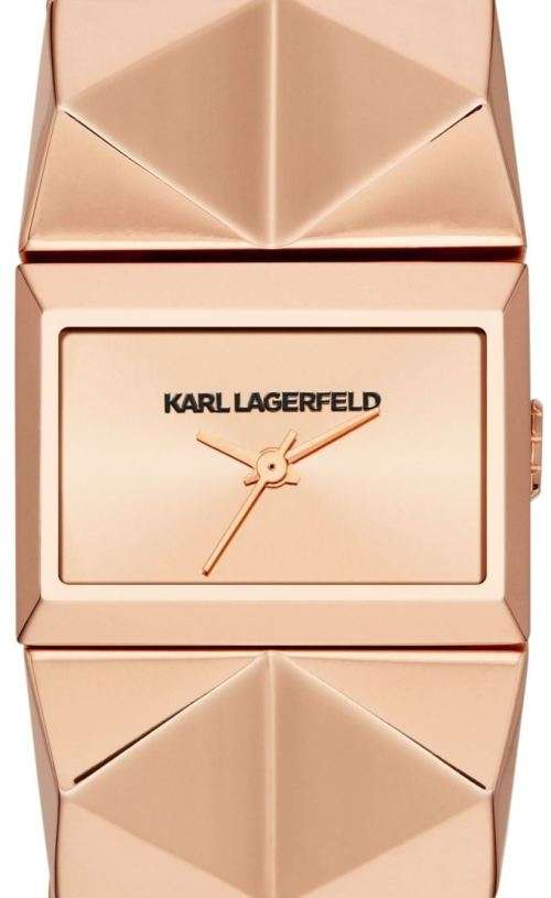 Authentic KARL LAGERFELD Perspektive Rose Gold Ladies Watch