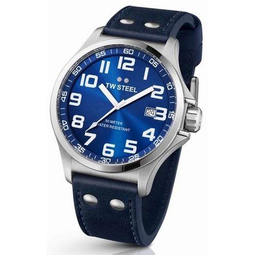 TW Steel Pilot Collection Sunray Blue Oversized Men's Watch