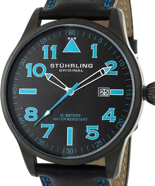 Authentic STUHRLING Eagle Collection Swiss Quartz Mens Watch