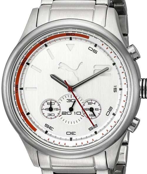 Authentic PUMA Wheel Stainless Steel Chronograph Mens Watch