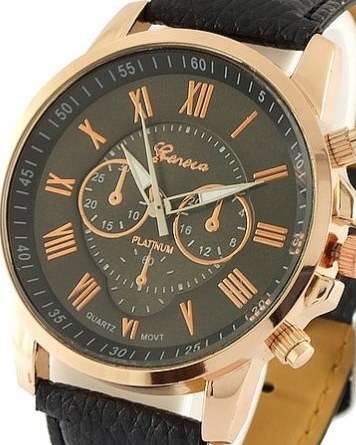 GENEVA Platinum Rose Gold Ladies Watch