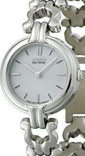 Authentic CITIZEN Eco Drive Silhouette Petite Stainless Steel Ladies Watch