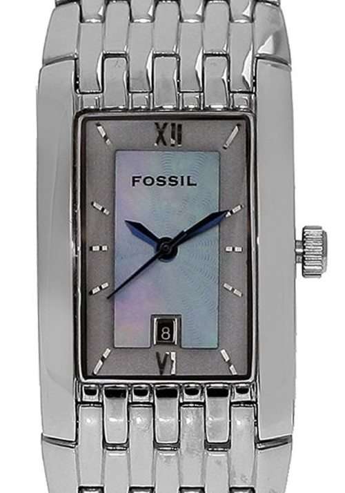 Authentic FOSSIL Stainless Steel Blue Mother Of Pearl Ladies Watch