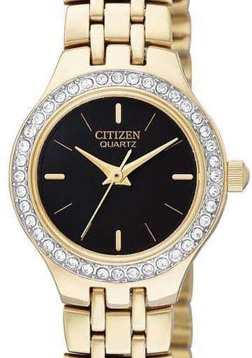 Authentic CITIZEN Petite Crystal Accented Ladies Watch