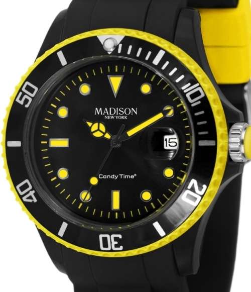 Authentic MADISON NEW YORK Candy Time Ladies Watch