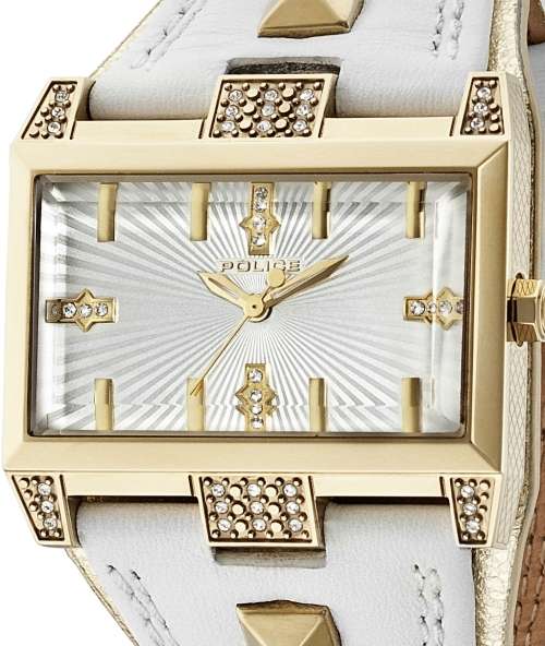 Authentic POLICE Elevation Crystal Accented Ladies Watch