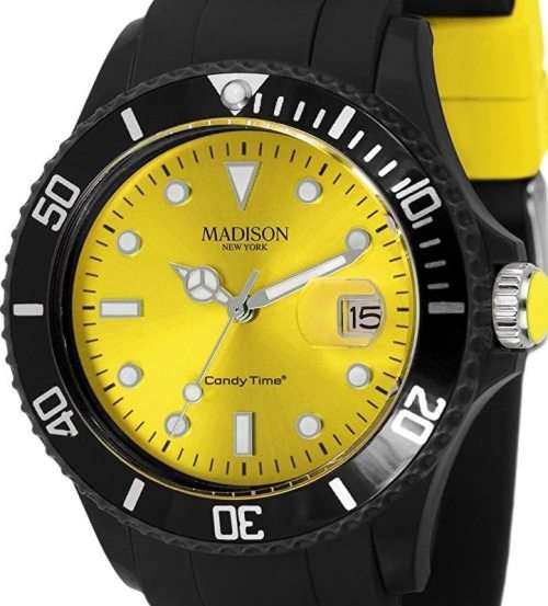 Authentic MADISON NEW YORK Candy Time Ladies Watch