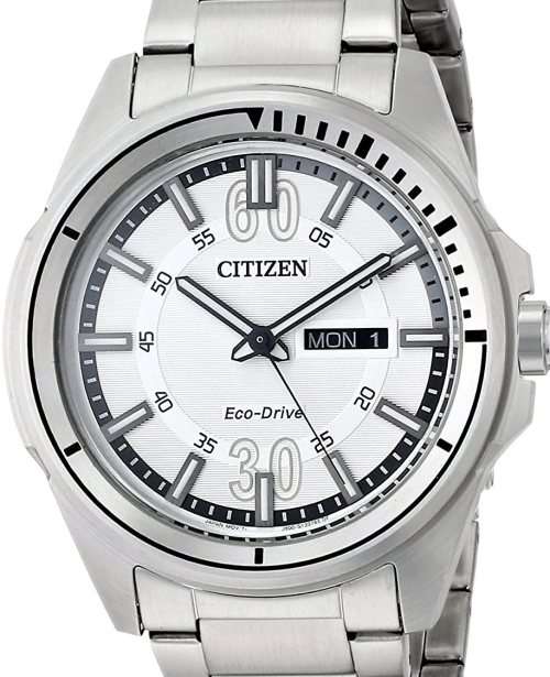 Authentic CITIZEN Eco-Drive Stainless Steel Mens Watch