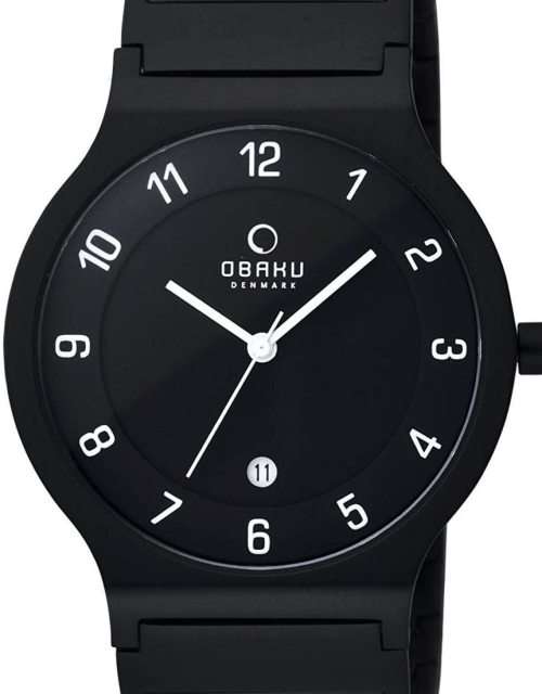 Authentic OBAKU Denmark Ultra Slim Stainless Steel Mens Watch